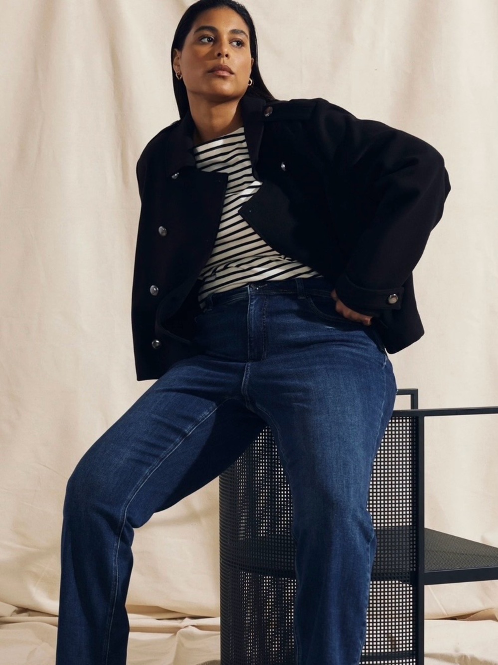 Universal Standard Black Rivington Jacket - Picture 2 of 5
